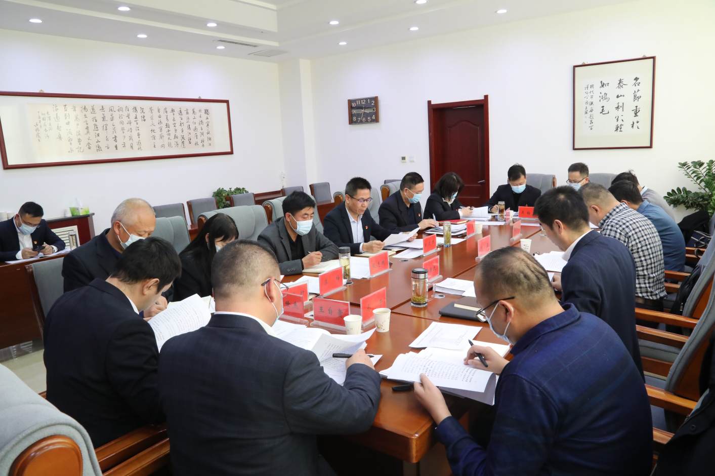 甘州区纪委监委召开 领导班子党史学习教育专题民主生活会