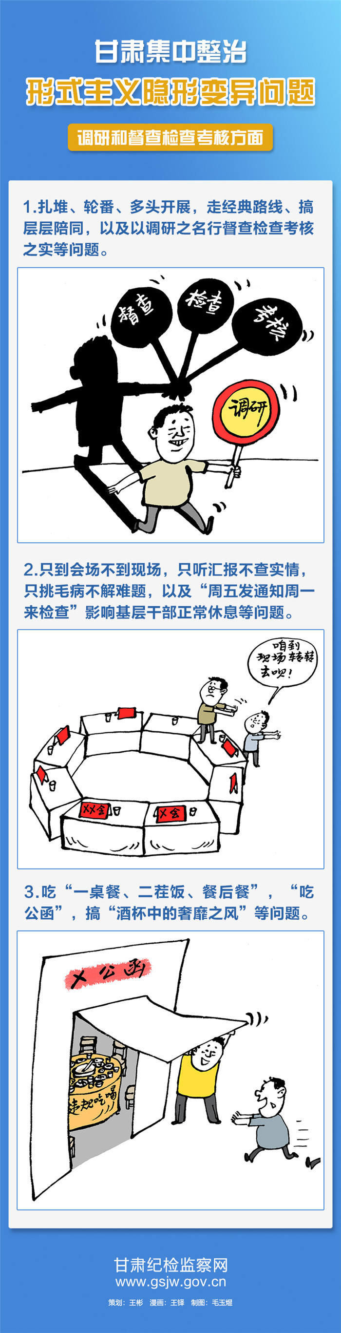 漫说 | 甘肃集中整治形式主义隐形变异问题之调研和督查检查考核方面