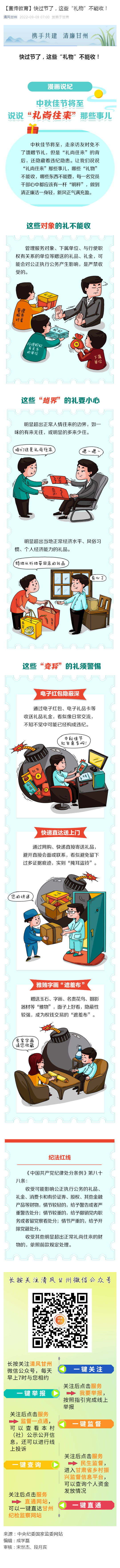 【宣传教育】快过节了，这些“礼物”不能收！