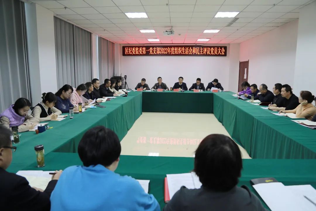 蒋新民以普通党员身份参加区纪委监委机关第一党支部组织生活会