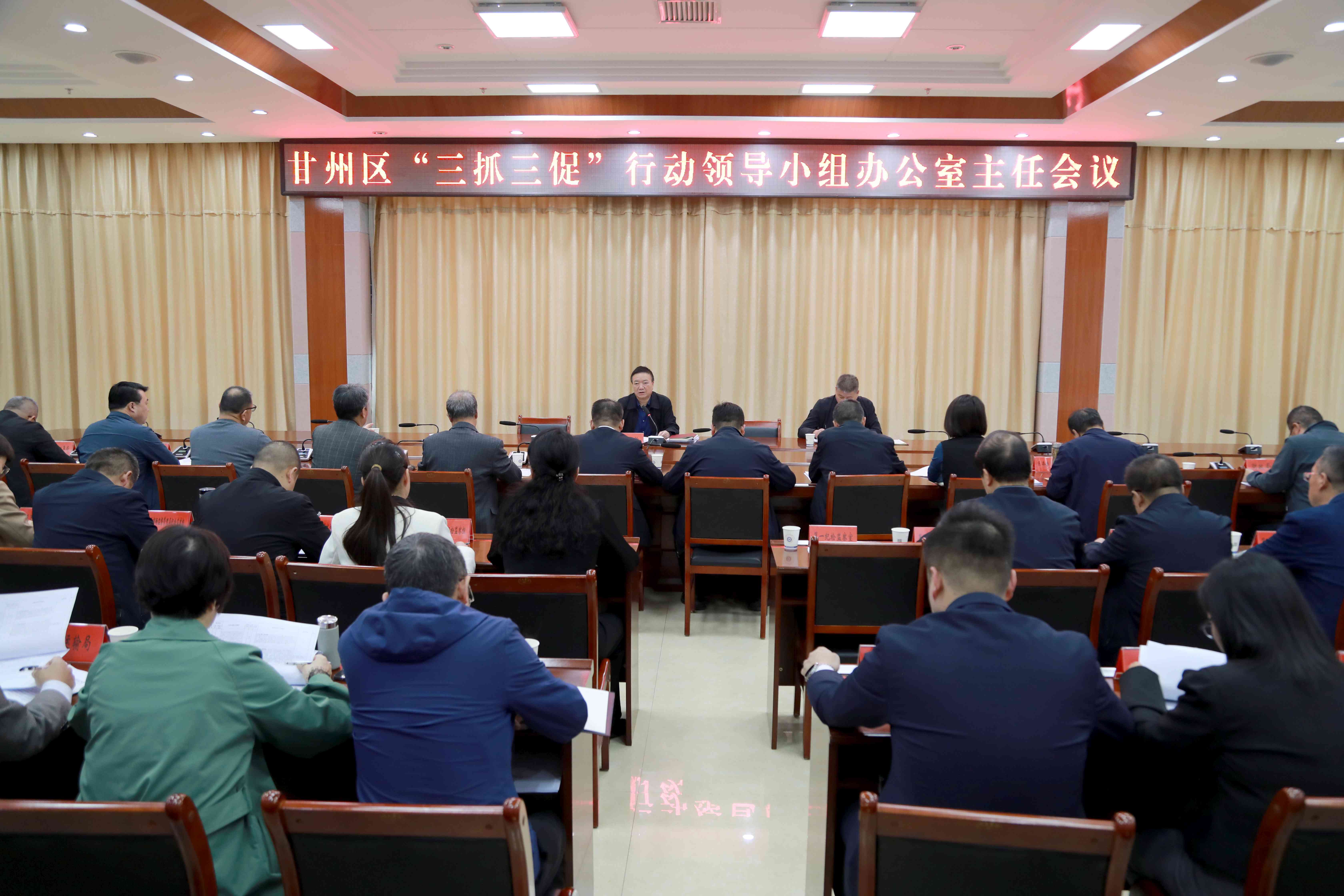 【三抓三促】全区“三抓三促”行动领导小组办公室主任会议召开