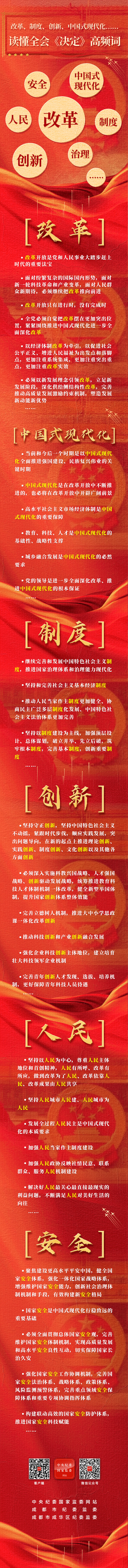 改革、制度、创新、中国式现代化……读懂全会《决定》高频词