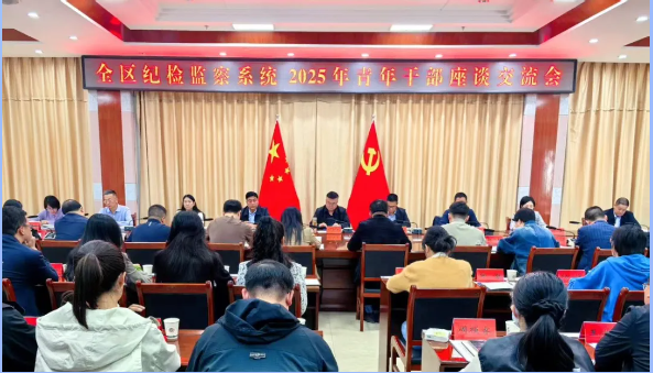 全区纪检监察系统青年干部  座谈交流会召开