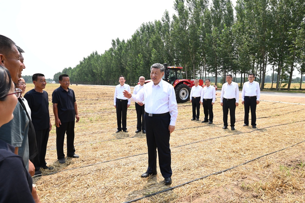 习近平在山东德州考察 习近平在山东德州考察
